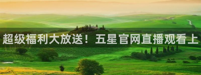超级福利大放送！五星官网直播观看上