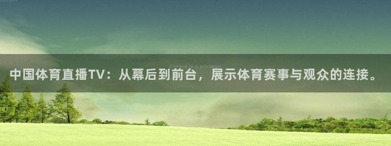 中国体育直播TV：从幕后到前台，展示体育赛事与观众的连接。